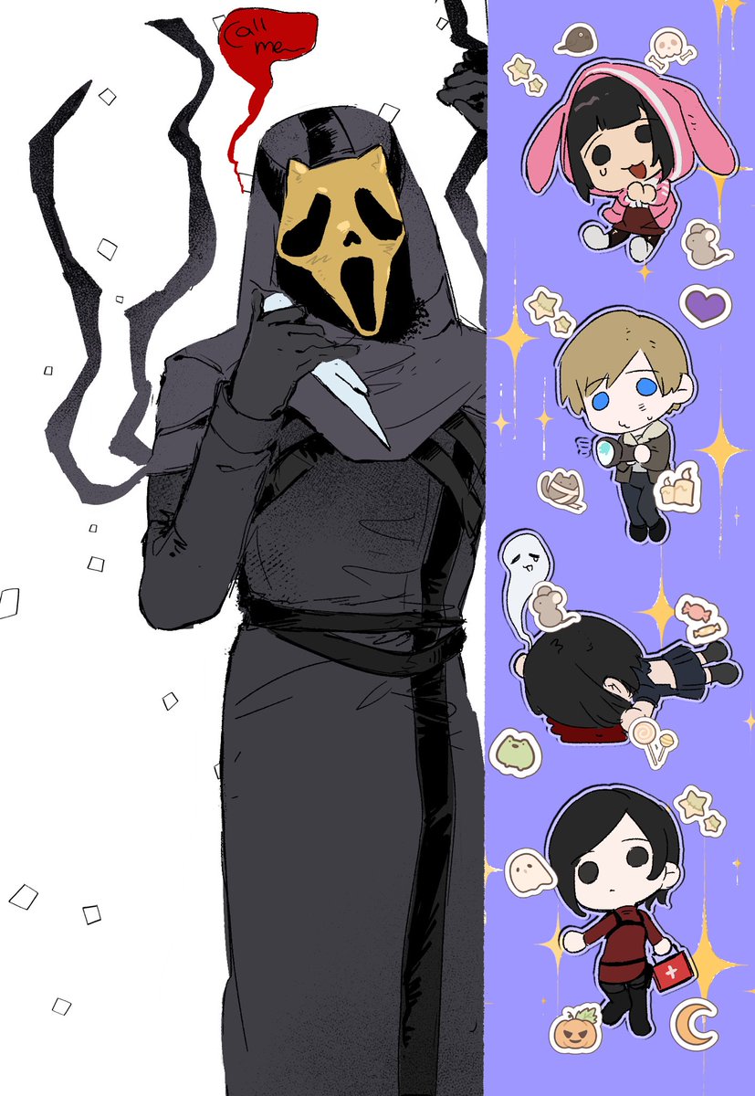 Plerotomato's tweet photo. #dbdfanart #dbd #ghostface #鬼面
一次只能放四张图呀….. https://t.co/MAsPUGk0qC