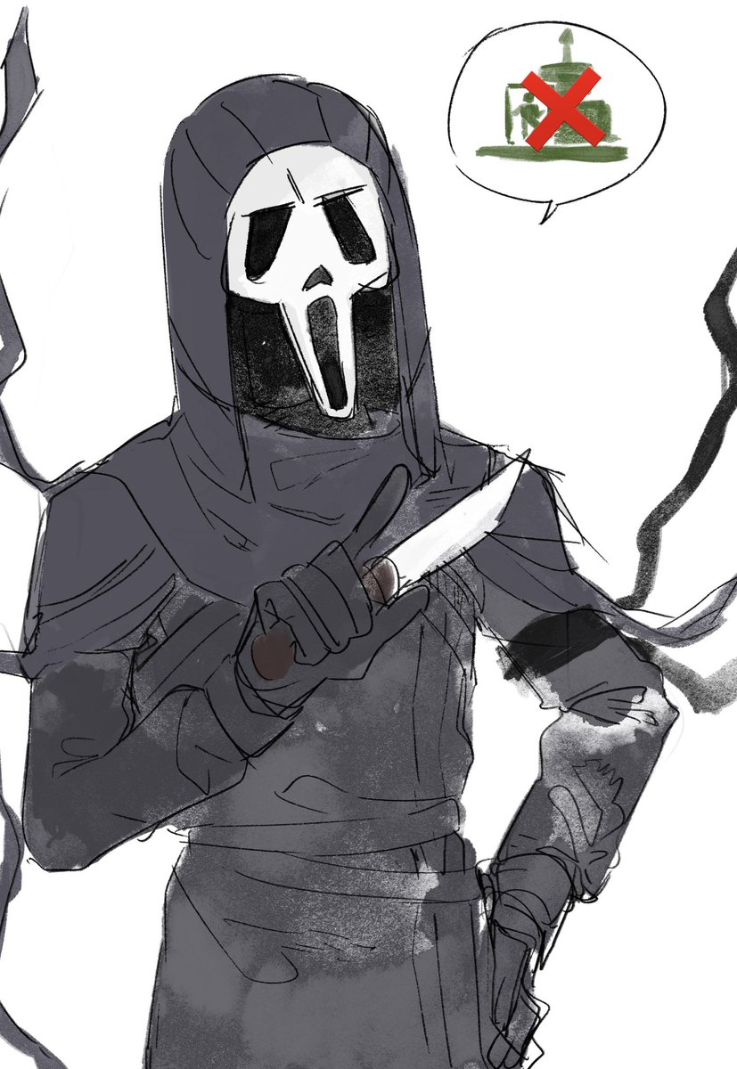 Plerotomato's tweet photo. #dbdfanart #dbd #ghostface #鬼面
一次只能放四张图呀….. https://t.co/MAsPUGk0qC