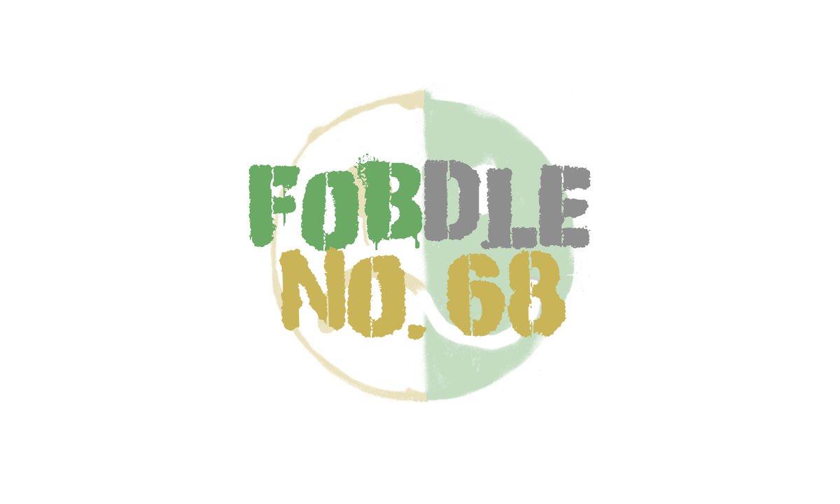 thefobdle's tweet photo. The FOBDLE has been updated!
[FOBDLE #68 Added: July 3, 2026] https://t.co/31zEo8F2CE