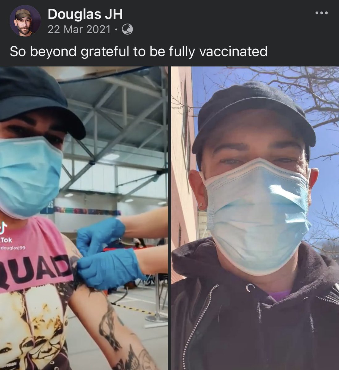 toobaffled's tweet photo. Douglas suffered a major Heart Attack ..

 “Vaccine update #2
Beyond exhausted, but couldn’t nap.
Weakness level is pretty high.
A bit of nausea
Soreness in arm still

Otherwise doing ok.
Pretty sure I’ll wake up tomorrow feeling just fine” https://t.co/vl6qnDqXv8