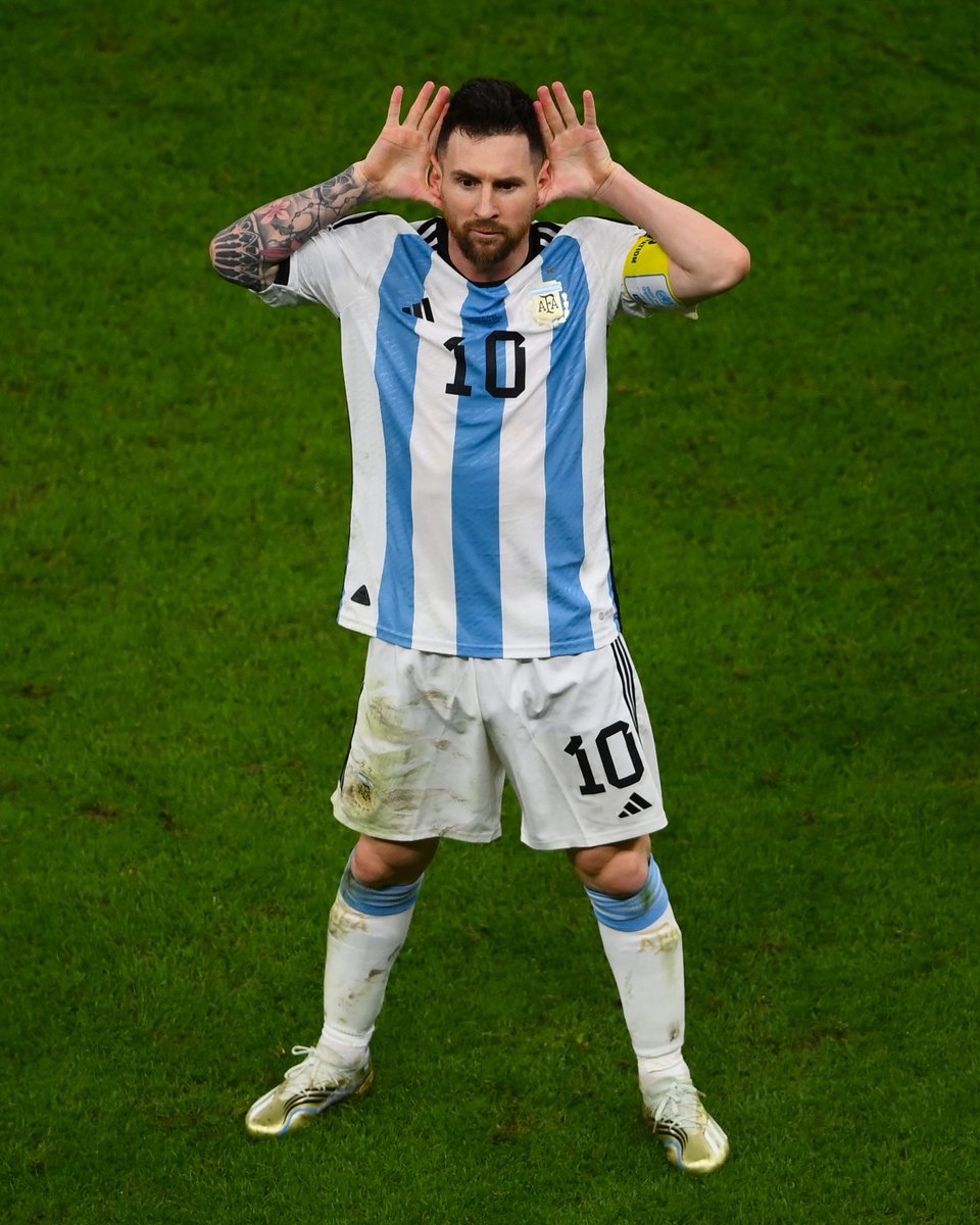 brfootball's tweet photo. Leo Messi won the Silver Boot at the 2022 World Cup after scoring seven goals. 

He's already matched that tally this tournament in just four games 😳 https://t.co/HZbe7KWHFg