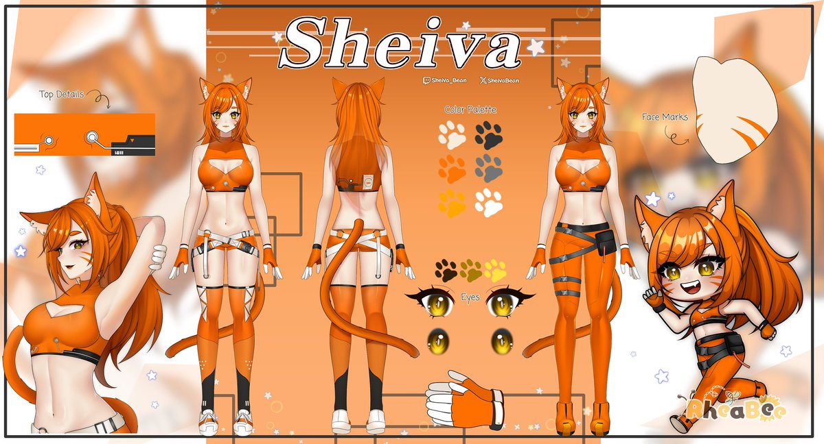 SheivaBean's tweet photo. It’s good to see you again! Your streams are a skeleTON of fun to watch!
This orange cat is hard to miss! The names Sheiva Bean! Your local fitness kitty and Helldiver entrepreneur! Although I’m working on expanding into a variety of other games and irl streams most recognize me from my chaotic Helldiver content and personality! >:3 🧡