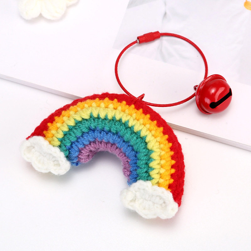 Errinfairy's tweet photo. Just finished this adorable hand-knit mini flower keychain! Perfect for sprucing up my bag  #HandmadeJoy #KnitCraft， https://t.co/U2XZnu2StL