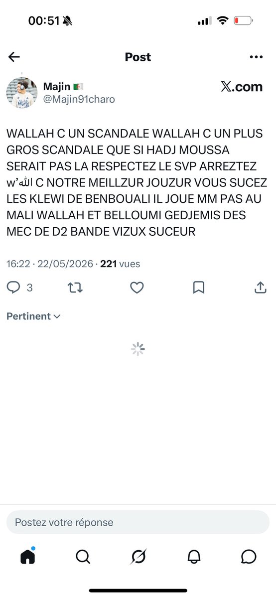 IG0RPAIX40's tweet photo. C’est bon j’ai vite compris à quel phénomène on avait affaire 🤣 https://t.co/3dwImU34xN