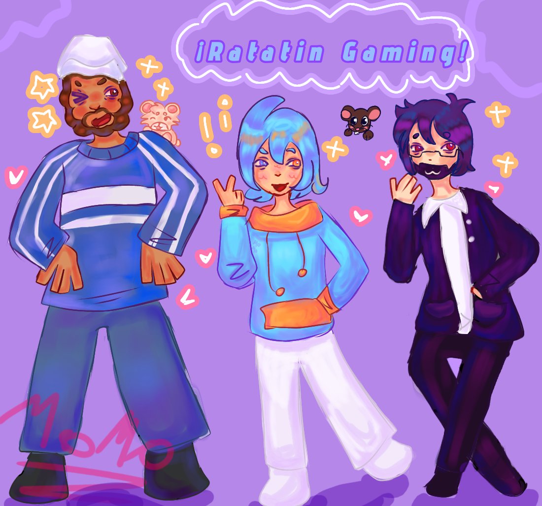 Frutillita2027's tweet photo. Fanart para ratatin Gaming! Capaz dsp hago a los demás intergantes #drukiblu #ratatingamer @Derker_Bluer @Ratatin_Gaming https://t.co/Hhes4bQDqI