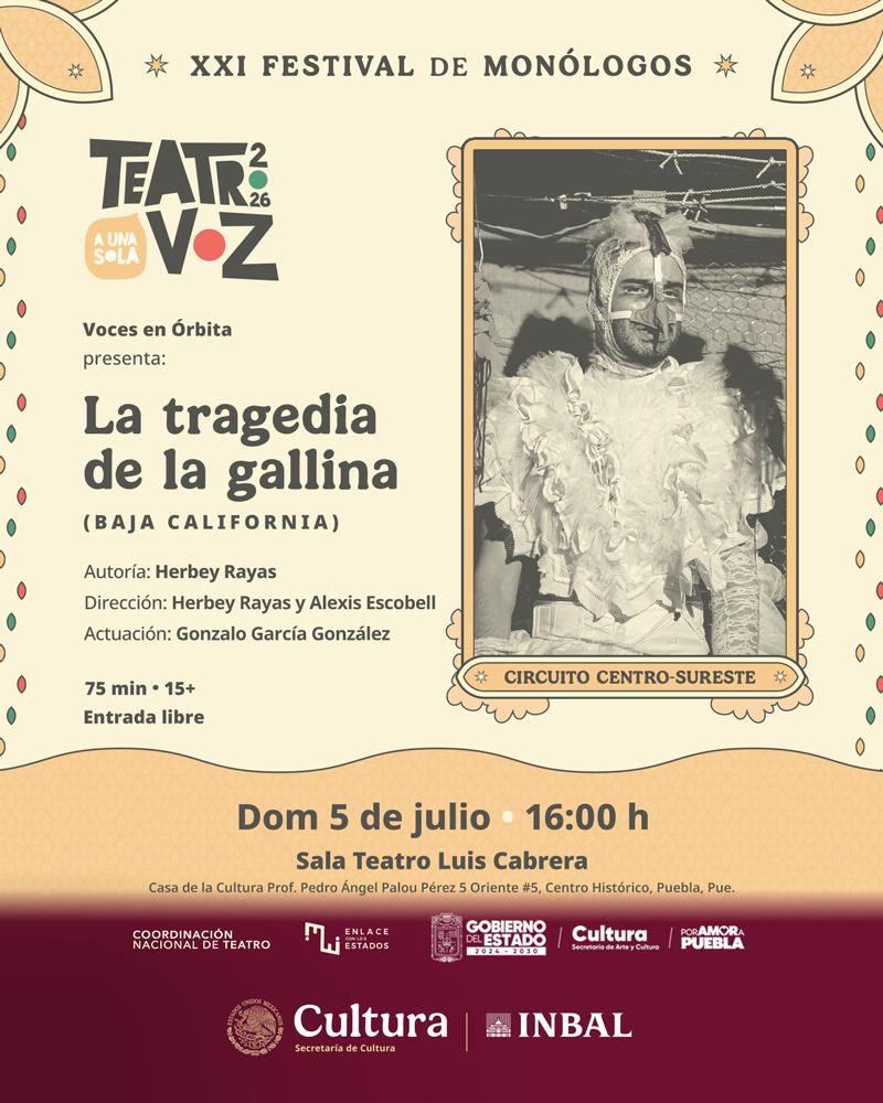 CentrosLIBREPue's tweet photo. 🎭Puebla recibe el Festival de Monólogos “Teatro a una sola voz” en la Sala Teatro Luis Cabrera. 
📷3 al 9 de julio.
 Con el liderazgo del gobernador📷@armentapuebla_, en @Gob_Puebla acercamos cultura para todas y todos.
Info: https://t.co/GdGcIJFFTL 
#PorAmorAPuebla https://t.co/R5g5vE3IQu