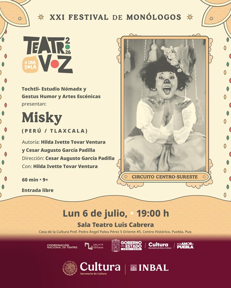 CentrosLIBREPue's tweet photo. 🎭Puebla recibe el Festival de Monólogos “Teatro a una sola voz” en la Sala Teatro Luis Cabrera. 
📷3 al 9 de julio.
 Con el liderazgo del gobernador📷@armentapuebla_, en @Gob_Puebla acercamos cultura para todas y todos.
Info: https://t.co/GdGcIJFFTL 
#PorAmorAPuebla https://t.co/R5g5vE3IQu