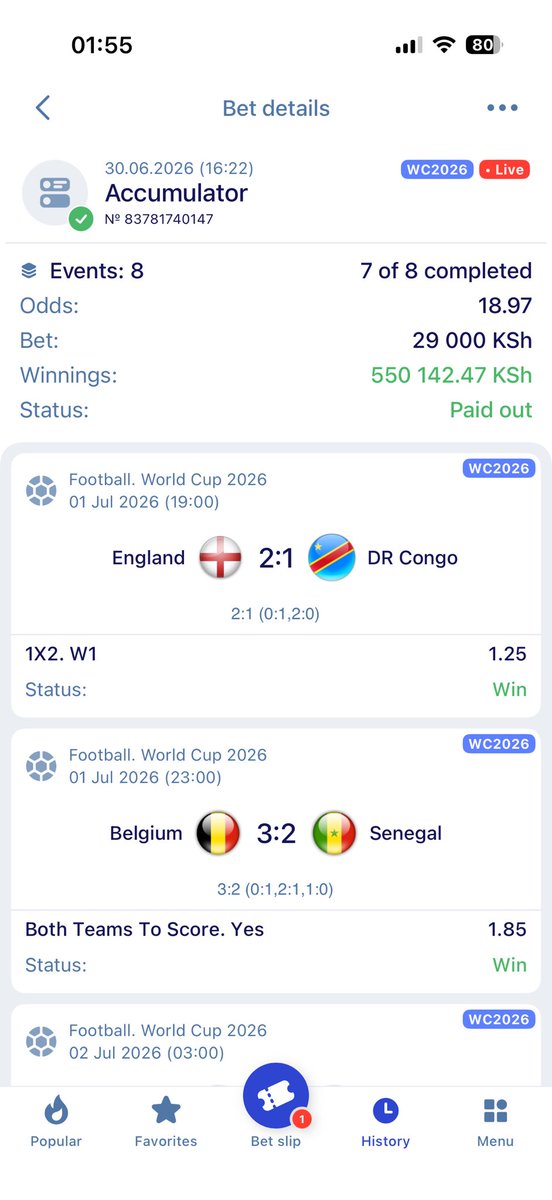 LevyKingTips's tweet photo. WINNER 🏆🏆🏆 We've done it again !!! 🤯550K Paid Out✅💪

💚💚 𝐂𝐎𝐍𝐆𝐑𝐀𝐓𝐔𝐋𝐀𝐓𝐈𝐎𝐍𝐒 ✅✅✅💯🥳🥳🎉🥳👏 ✅✅✅✅To All Who Played

Repost &amp; Share your winning Slips🤑🙏🕺🕺 https://t.co/ZUf9hCFeOt