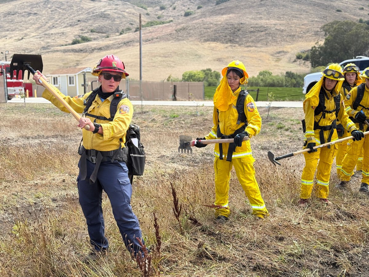 CAL_FIRE's tweet photo. 🔥 Built for this. Ready for more.

This week, young women from across California came together for a week of challenge, growth, and discovery at Camp Cinder San Luis Obispo. Along the way, they worked as a team, learned new skills, pushed through obstacles, and discovered strengths they may not have known they had.

We are proud of every young woman who showed up, put in the work, and left knowing they are capable of more than they imagined. The confidence earned at Camp Cinder doesn't stay on the training grounds. It goes with them wherever they choose to go next. 🙌

#CampCinder #WomenInFire #FireService #YoungWomen #NextGeneration @CALFIRESLU