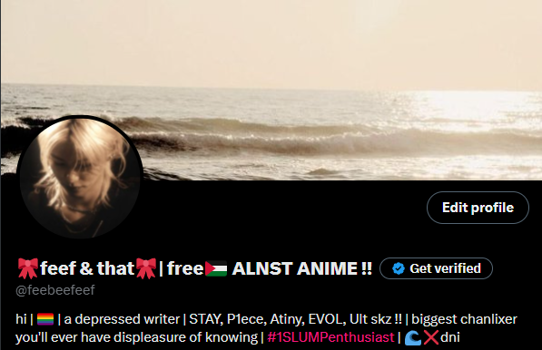 🎀feef & that🎀| free🇵🇸 ALNST ANIME !! tweet media