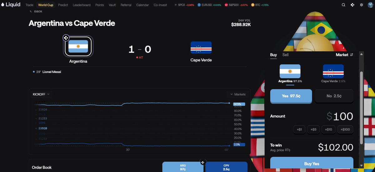 davemax009's tweet photo. @IShowSpeedHQ messi is a fraud even the commentators are just glazing him holy cringe! well they still gonna win 98 cents on 
@liquidtrading atm https://t.co/yzSAAqmphS