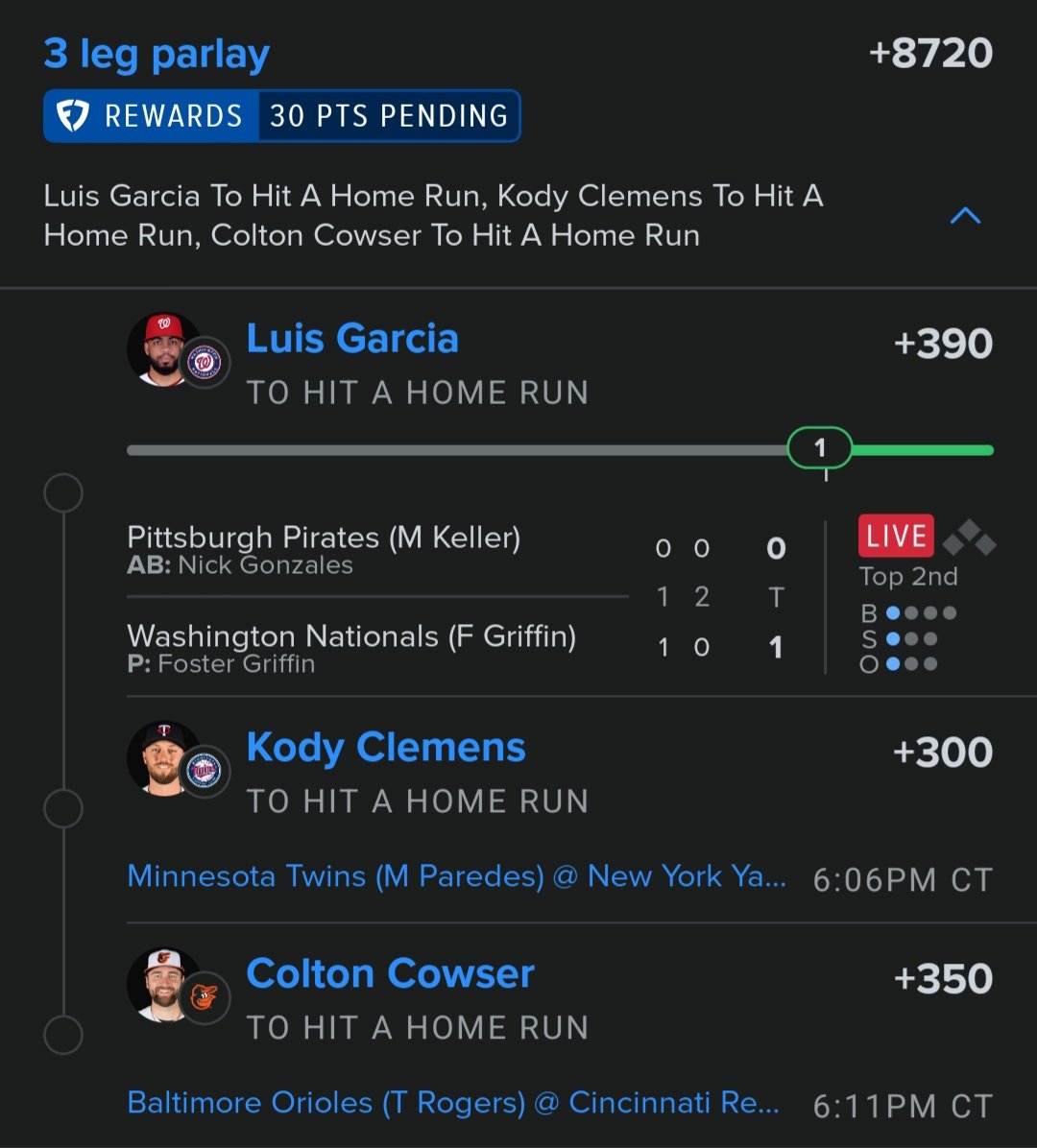 AoGoodSwordsman's tweet photo. @MLBHR Tonight should be fun https://t.co/kO5PqIWAKQ