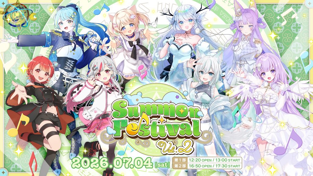 summontown's tweet photo. 1度きりの夏が、
　　　　　今幕を開ける＿＿

⁡ ✧┈ ┈ ┈ ┈ ┈ ┈ ┈ ┈ ┈ ┈ ┈✧

         𝕊𝕦𝕞𝕞𝕠𝕟 𝔽𝕖𝕤𝕥𝕚𝕧𝕒𝕝 𝕍𝕠𝕝.𝟚
　　　　🎼 本日開催 🌷

✧┈ ┈ ┈ ┈ ┈ ┈ ┈ ┈ ┈ ┈ ┈✧

#さもフェス2 
#さもんタウン https://t.co/9efd3Ax9aS