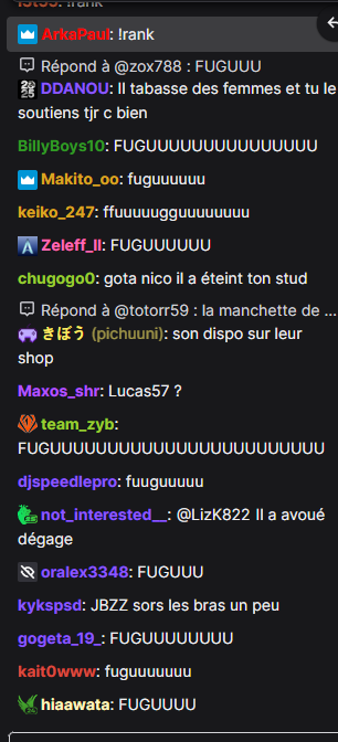 M8Leahh's tweet photo. Le live d'inox 🤮🤮 https://t.co/hny4Cg9yL6