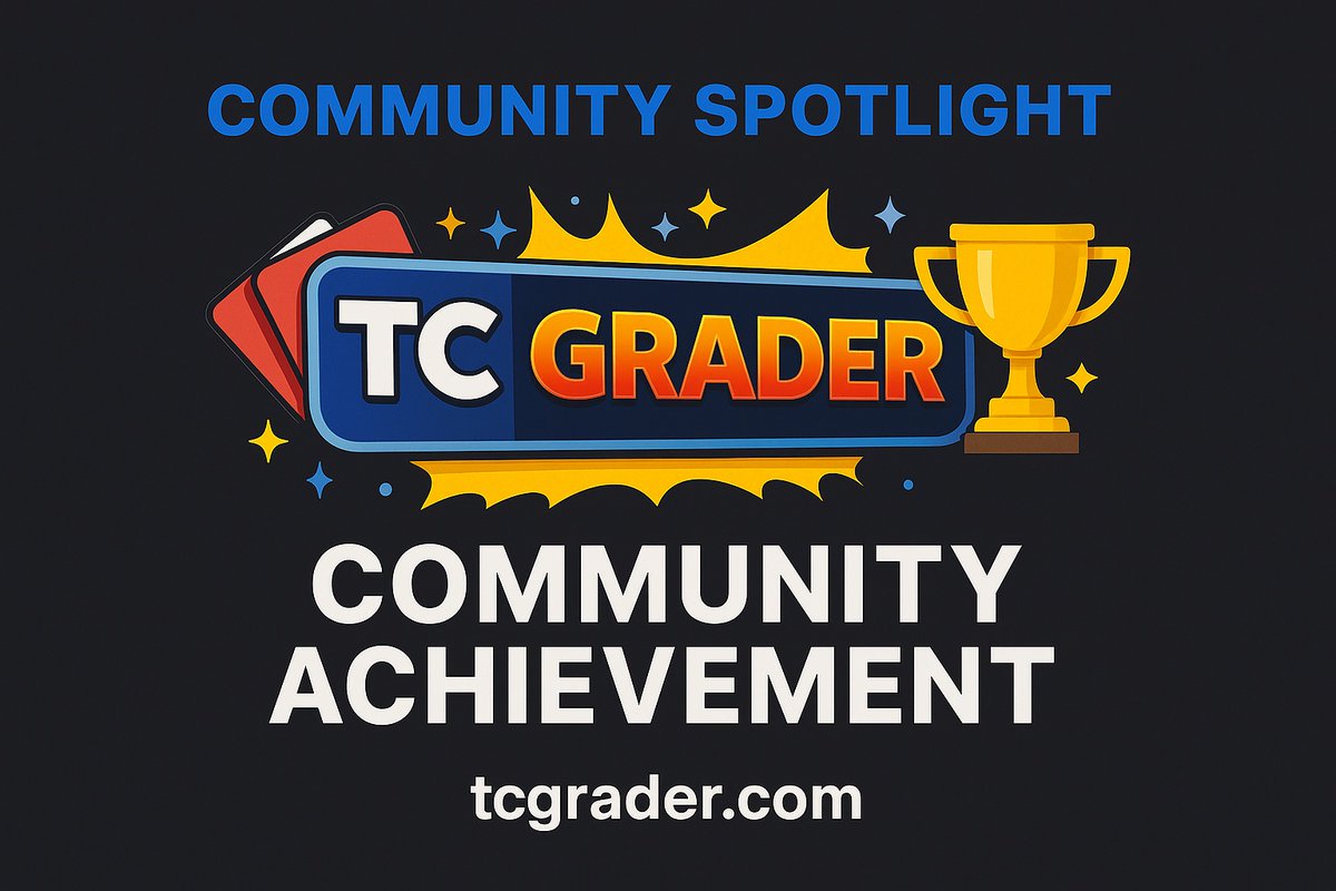 TCGrader's tweet photo. 50 cards graded and TCGrader is just getting warmed up. The collectors who track everything from the start are always the most dangerous ones. π
https://t.co/kKZYqrUgAj
#TCGrader #CardGrading #CommunitySpotlight #TopGrader #CardCollector https://t.co/vMjUkGphjS