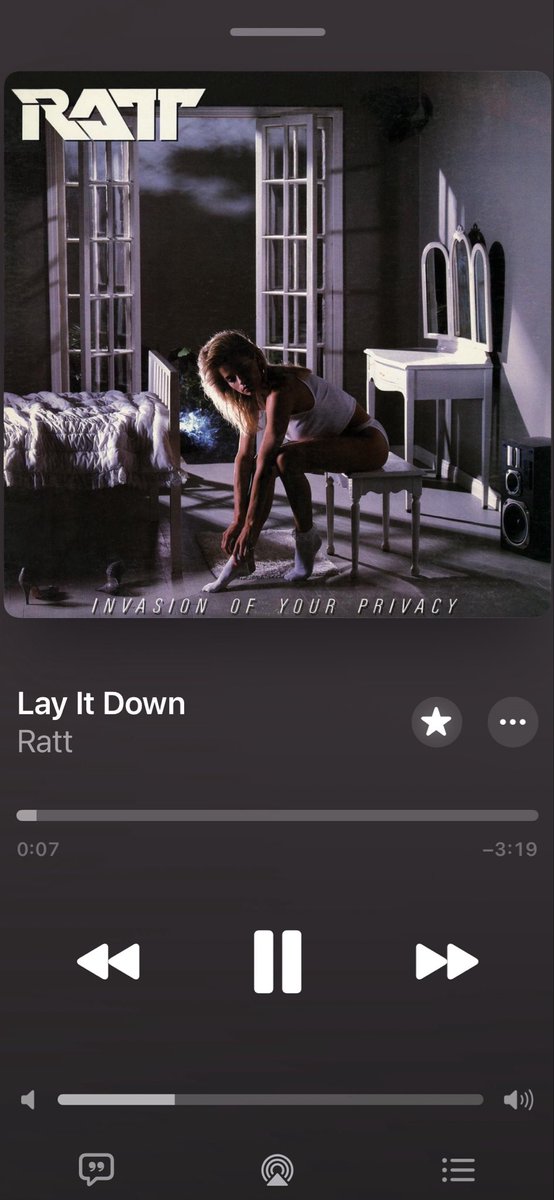 710Gozi's tweet photo. 今朝の一曲
#RATT
#LayItDown
米国🇺🇸カリフォルニア州ロサンゼルス出身のハードロック・バンド
1985年リリースの2ndアルバム
『Invasion Of Your Privacy』より https://t.co/xOFsGRS9F1