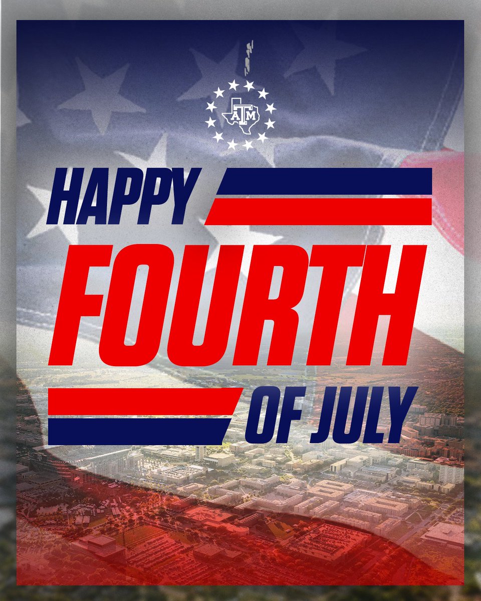 AggieWBB's tweet photo. Wishing you a safe and happy Fourth! 👍🇺🇸 https://t.co/RqvppRjx6k