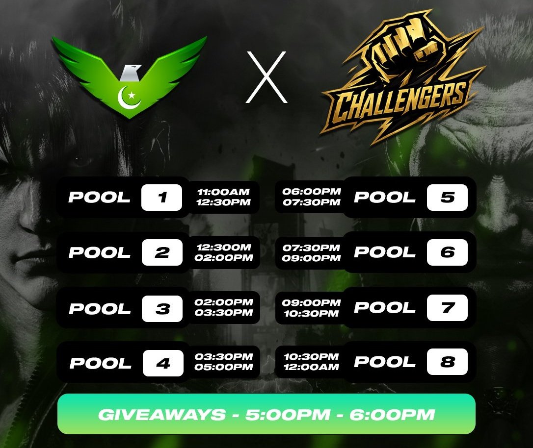 Sikkify's tweet photo. PPG CHALLENGERS 2026 - TWT DOJO 96+
Ft. Farzeen, Usama, Qasim, Dawood, Foxce, Atif, Jon and more...

Don't forget to tune in today👇🏻
🗓️ 4-5 July
🕚 11:00AM (PKT)
🔴 https://t.co/i6hMEFRU7O
🟣 https://t.co/EC6XTurIX6 https://t.co/Bntnc5YaUn