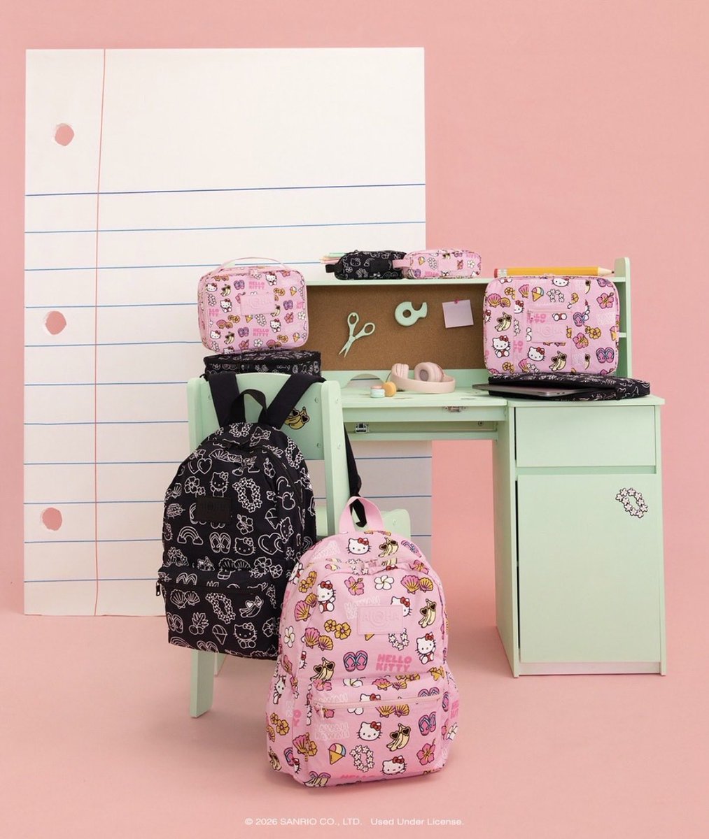 海外グッズ情報✈️ ハローキティ×ALOHA Collectionのスクールカプセル