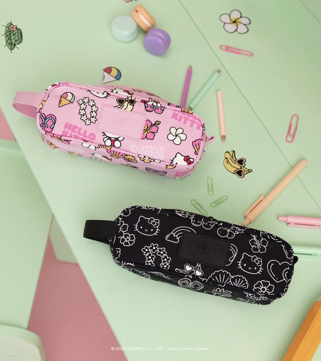 海外グッズ情報✈️ ハローキティ×ALOHA Collectionのスクールカプセル