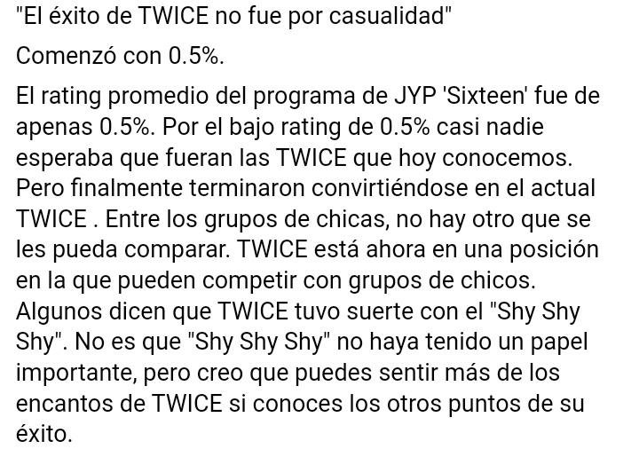 OT_9WICE's tweet photo. Que hace una fan de un grupo de otra empresa hablando de TWICE? Cómo se nota que no sabes nada de JYPE, TWICE en Sixteen tenía un peso de fama, que incluso hasta tenían que proporcionarse en las calles y todos saben de la crisis por la que paso la jype, investigar no cuesta nada https://t.co/bdMAUGX5TN