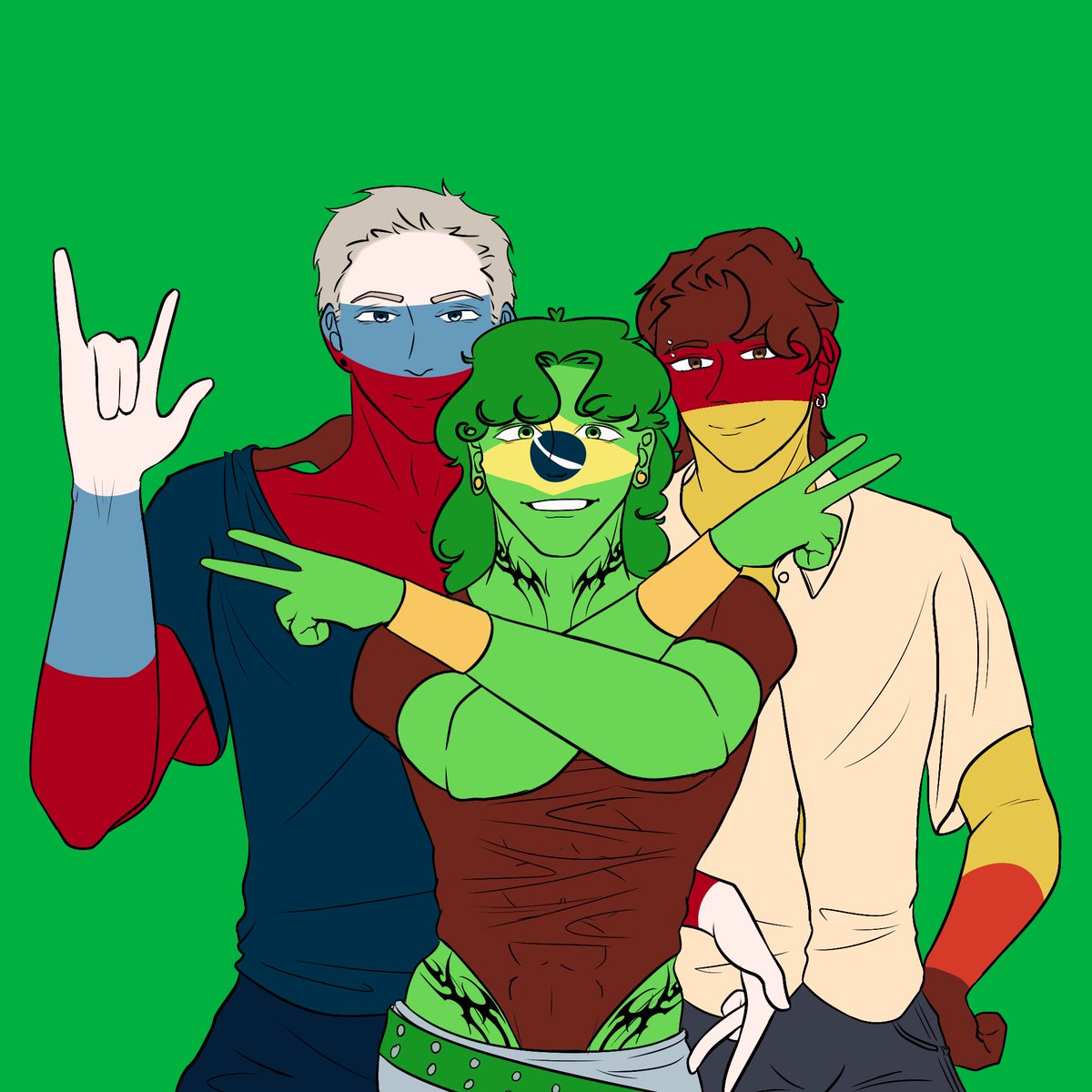 I_love_Dsmp_'s tweet photo. Грин скрин! А...�� где?
#Countryhumans
#CountryhumansRussia
#CountryhumansBrazil
#CountryhumansGermany https://t.co/gSISblRAd4