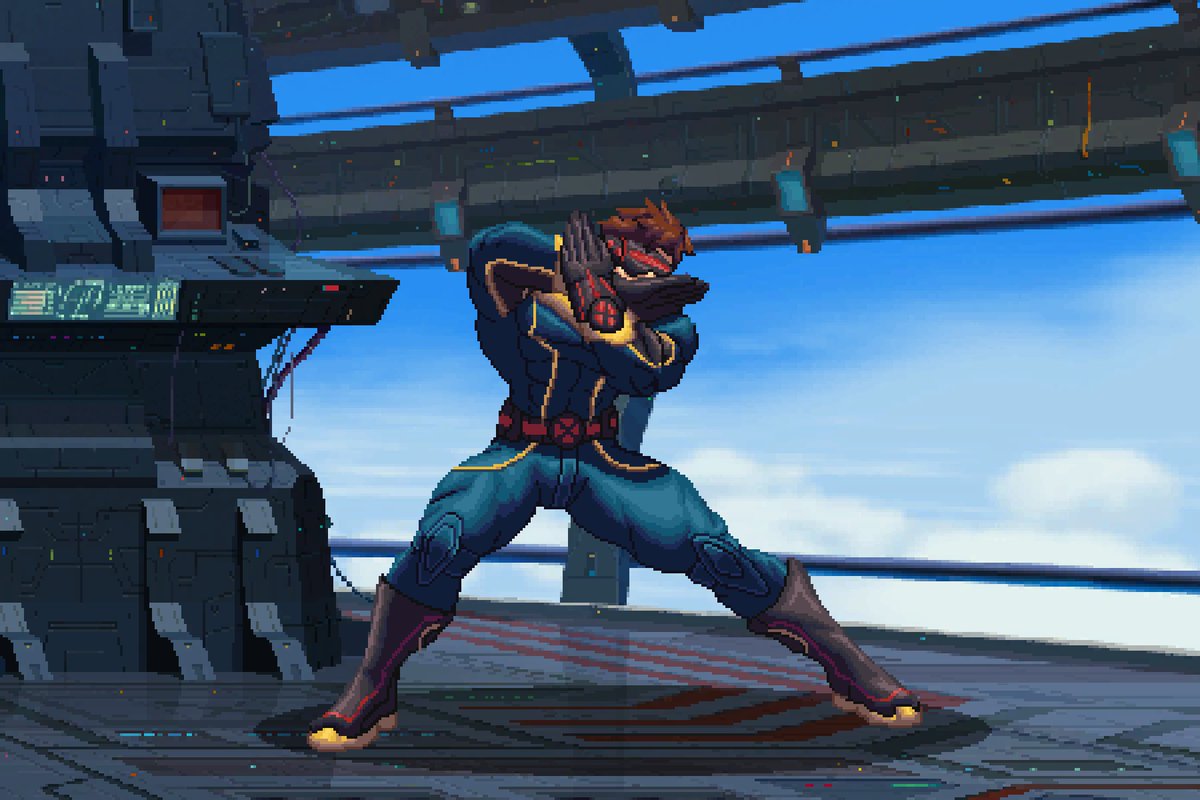 HienKong's tweet photo. Cyclops | Marvel Rivals

#PixelArt #ドット絵 https://t.co/75OE1FLfD9