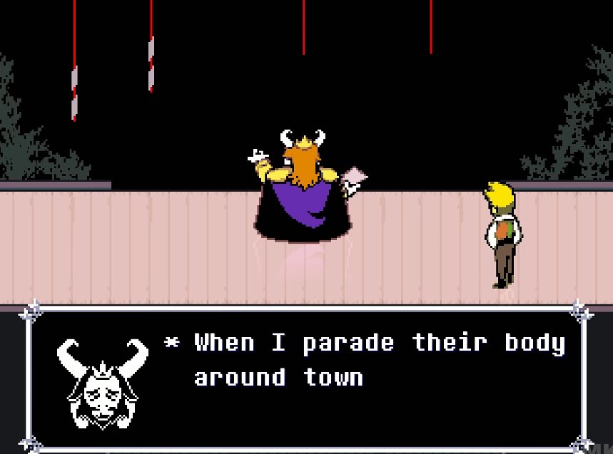 contrachord's tweet photo. if dess knight is canon it means that asgore was going to show everyone the knight’s body, to prove that he wasn’t crazy about dess’s disappearance. only to take off their helmet, and realise that he had just killed dess, and showed her dead body to everyone in town https://t.co/ZlJotwGGpR