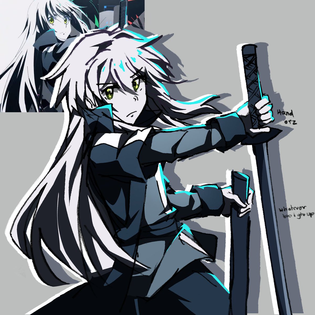 shiro_norako's tweet photo. Speedran ts my hand hurts,, ik it's just the regular fit but I had to https://t.co/AutpCXCcqF