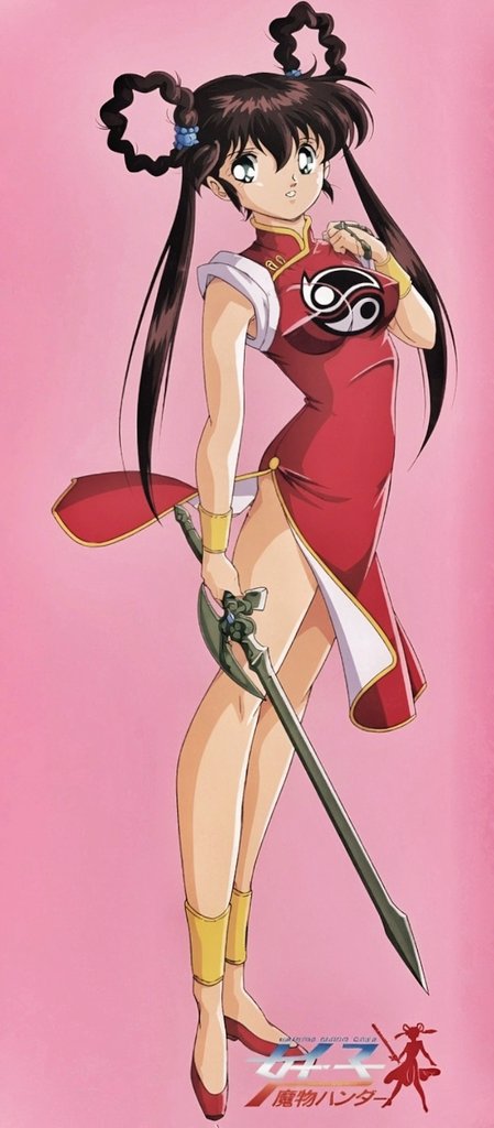 GAKUJIRA's tweet photo. 昨日はピー音でお騒がせしました。

お詫びに（？）等身大ポスター用の妖子をどうぞ。

確かLDの付録で作った
1993年頃かな。
ポスターの高さが160センチあります（設定では身長158センチ） https://t.co/aZ6YXiAySe