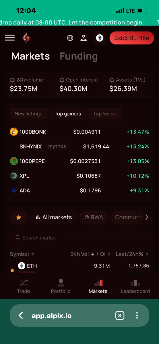 WEB3_NiiinJA's tweet photo. What happens when AI meets DeFi?
@Alpix_io is answering that by combining on-chain trading, AI-powered execution, and real-world spending into a single ecosystem.
The numbers so far:
📊 $430M+ traded
👥 5,000+ users
A project worth keeping on your radar.
#ALPIX https://t.co/2p6zreKa6G