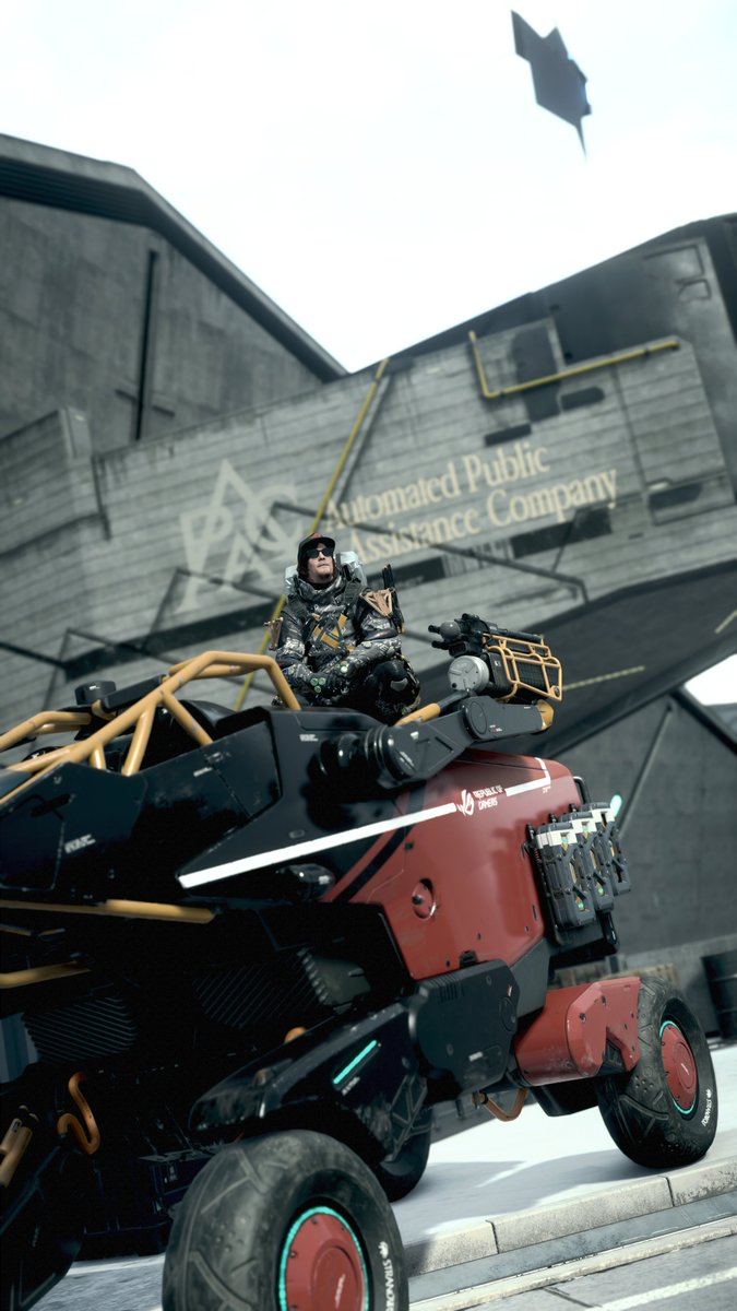 noiretblanc_ya2's tweet photo. Rest before the next run.
Out there, another journey awaits.
Go when you're ready.

#DSPhoto2026_P6
#DeathStranding2 #ROG
#VirtualPhotography @KojiPro2015 https://t.co/ZcOBICaao9