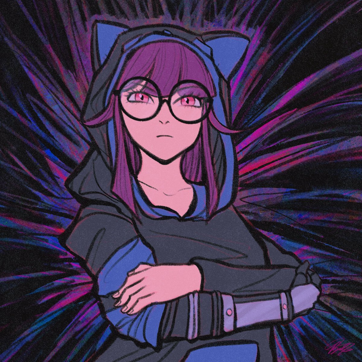 artofchroxia's tweet photo. A portrait doodle of Sakuya Aikawa. 💙

#kumitantei #kumifanart https://t.co/u8O1GFB1Gl