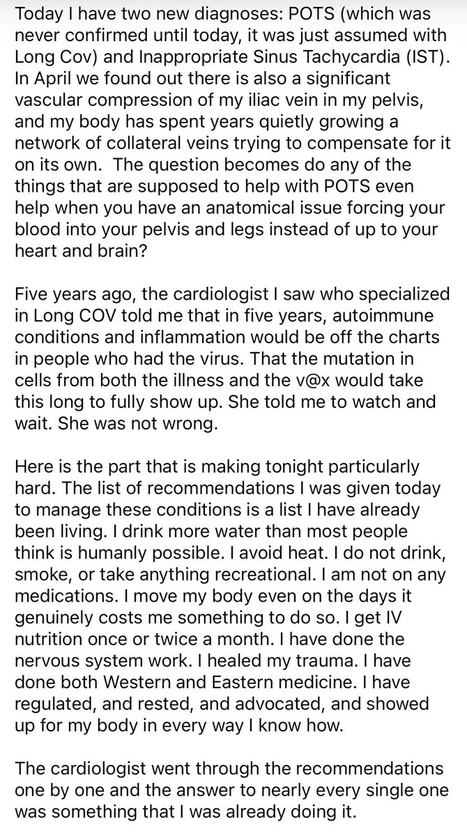 K3LLYB33N's tweet photo. This post showed up on my FB feed. As I started reading my immediate thought was this sounds like #longcovid What caught my attention was the Dr saying in 5 years auto immune/inflammation issue would be off the charts in people who had #SARS2 Why aren’t all Drs aware of this?! https://t.co/BtG0laKmRI