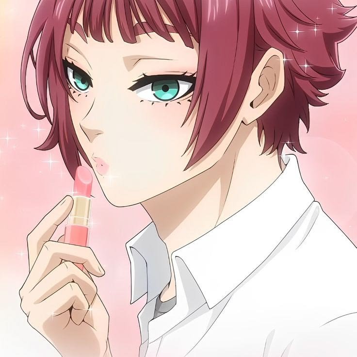 abyssaes's tweet photo. Regular sae already looks gay enough but bangs down sae looks 100% gayer https://t.co/0R50LvNQFq
