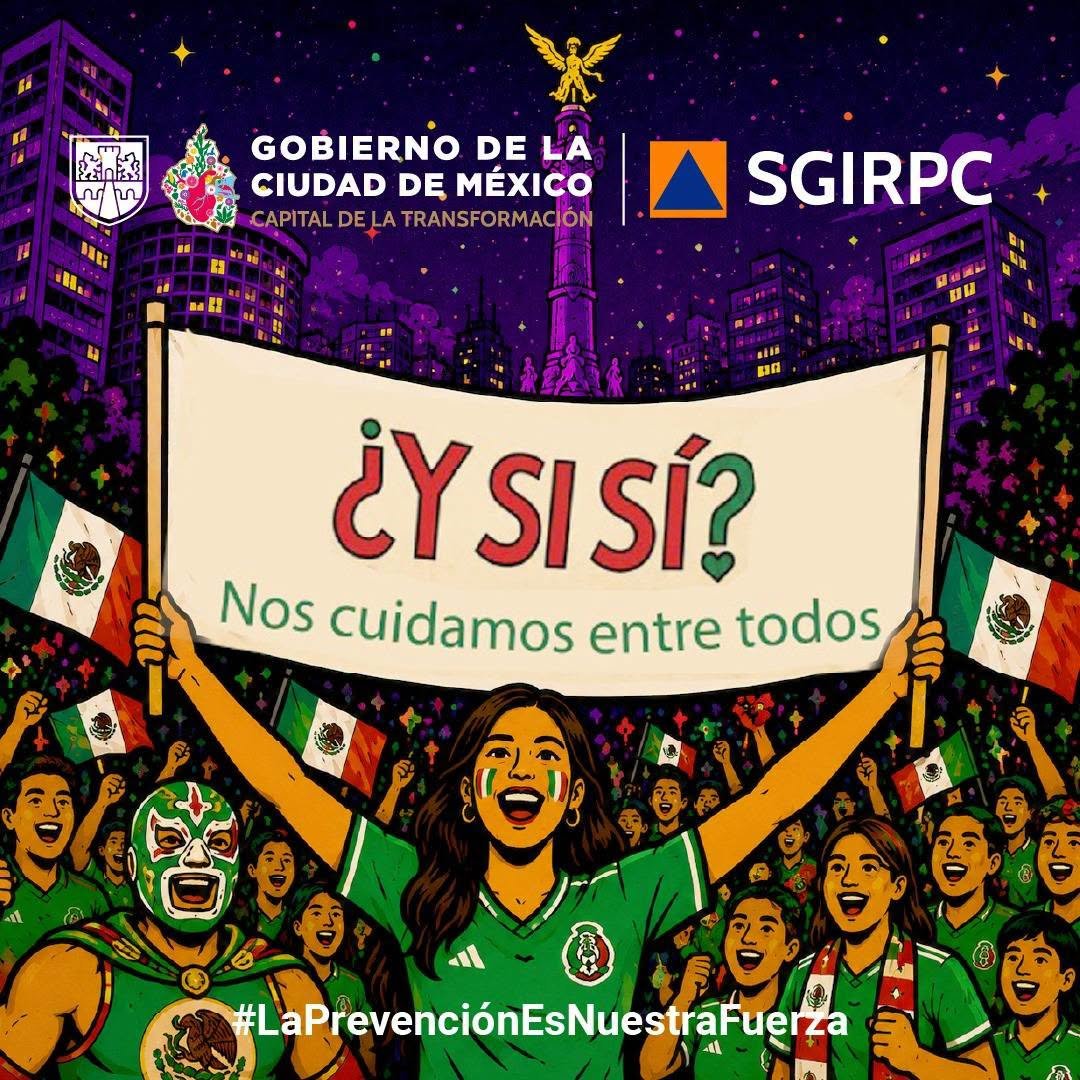 Distrito14IECM's tweet photo. En el marco de las celebraciones globales por la COPA MUNDIAL FIFA 2026. ¡Celebra de manera responsable! https://t.co/3tKXsdZwGM