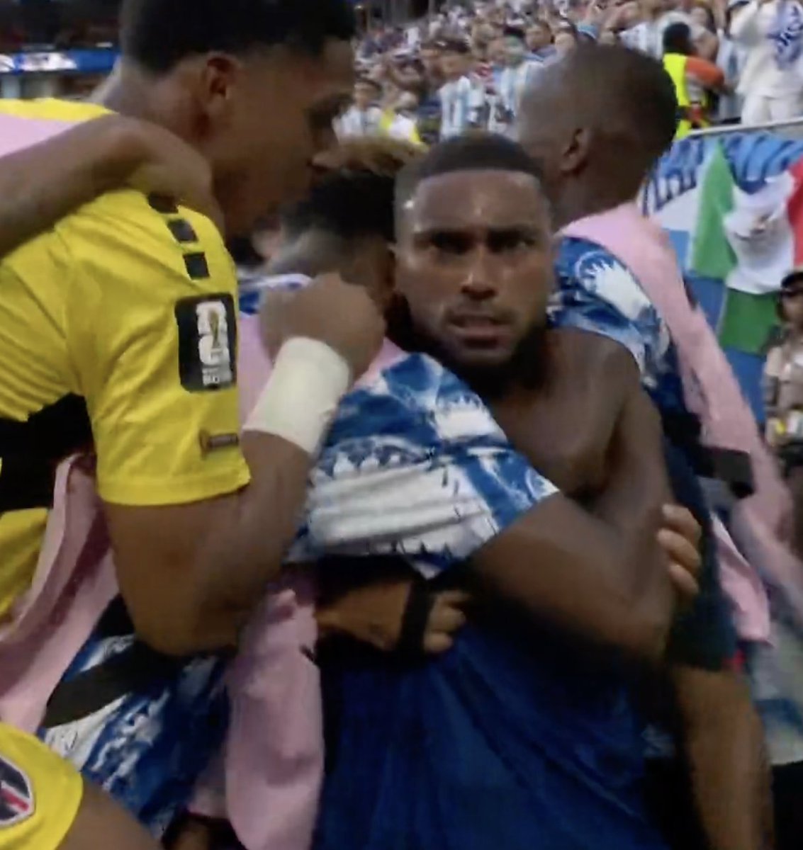 Stake's tweet photo. CAPE VERDE EQUALIZE! 😳

Are they about to pull off one of the biggest upsets in World Cup history against Argentina? https://t.co/lQbdFpJsw9