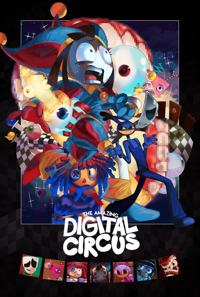 ArtShareHQ's tweet photo. 🃏 Illustration / The Amazing Digital Circus · "Circus Cast"

— @lavaprx https://t.co/tncdV7Tgpq