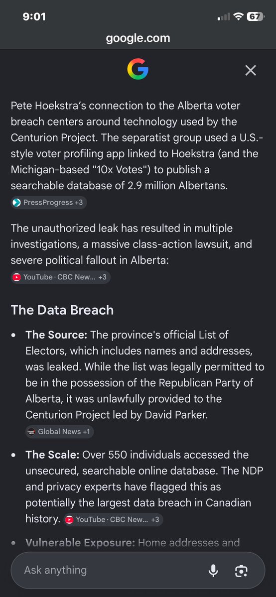 RobinHoodlum's tweet photo. @sarobertson_ Eat shit, Hoekstra. You don’t post three million Canadian voters’ data online in a foreign country. https://t.co/HHQzWWrD3O