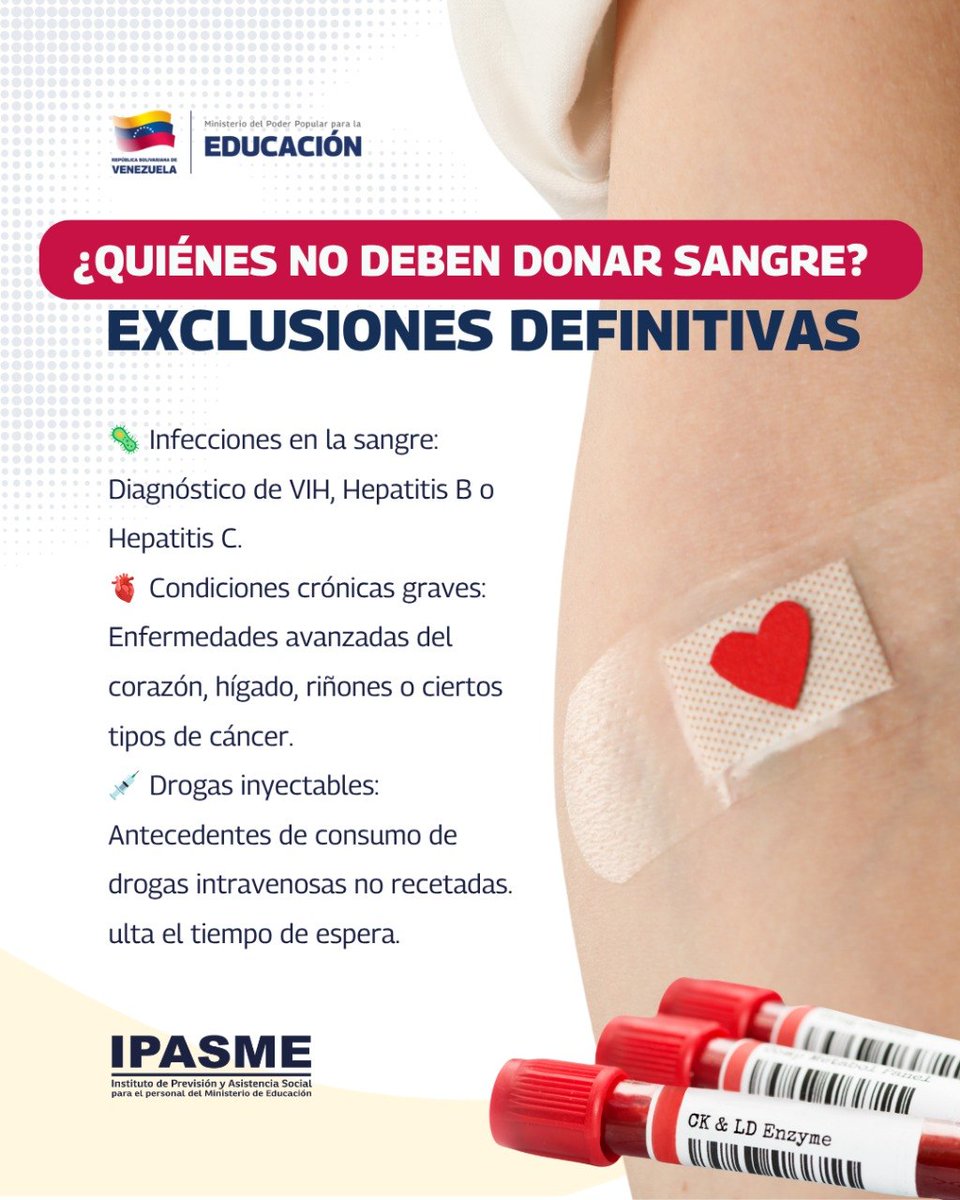 IpasmeOficial's tweet photo. El superpoder más grande para cambiar el mundo lo llevas dentro de ti. Un solo donante de sangre puede salvar hasta 3 vidas: 3 familias que recuperarán la tranquilidad y 3 historias que continuarán gracias a tu generosidad. No esperes una emergencia.

 ¡Suma a la salud hoy! https://t.co/TsSFYXwEcB
