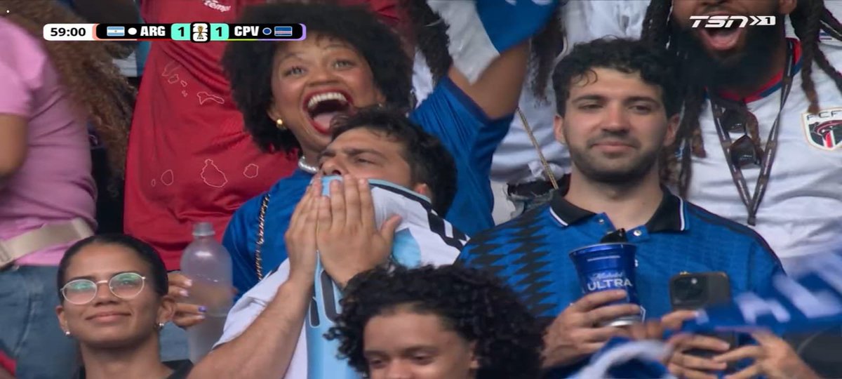 ke7kiptoo34524's tweet photo. #Argentina #CapeVerde #WorldCup2026 #RoundOf32 #KnockoutStage #Football #Matchday #VamosArgentina #CapeVerdeFootball #KE7 #KE7Sports #GameOn #WorldCupFever #RoadToGlory #capeverde
Equalizer.....here ..cape Verde equalize it's 1 vs 1 https://t.co/PYLkA7oP0b