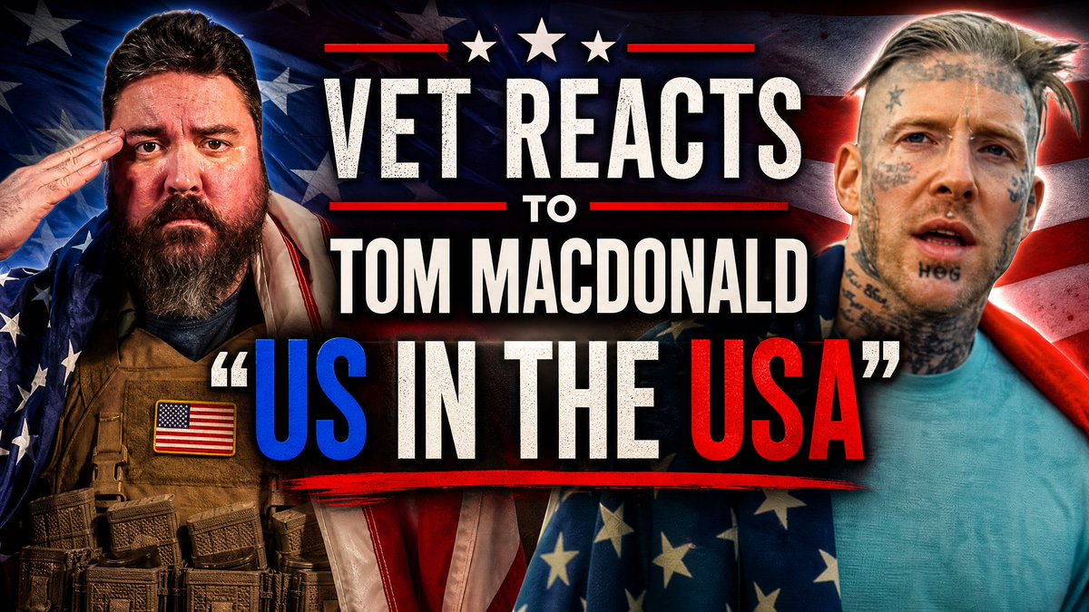 VetsTalkin's tweet photo. Check out my reaction to Tom MacDonald "US In The USA"
π in theπ§΅π
#America250 #UsInTheUSA #HOG #HangOverGang #HOGFamily #HOGArmy #HOG4Life #Music #TomMacDonald https://t.co/v9jVks1KGY