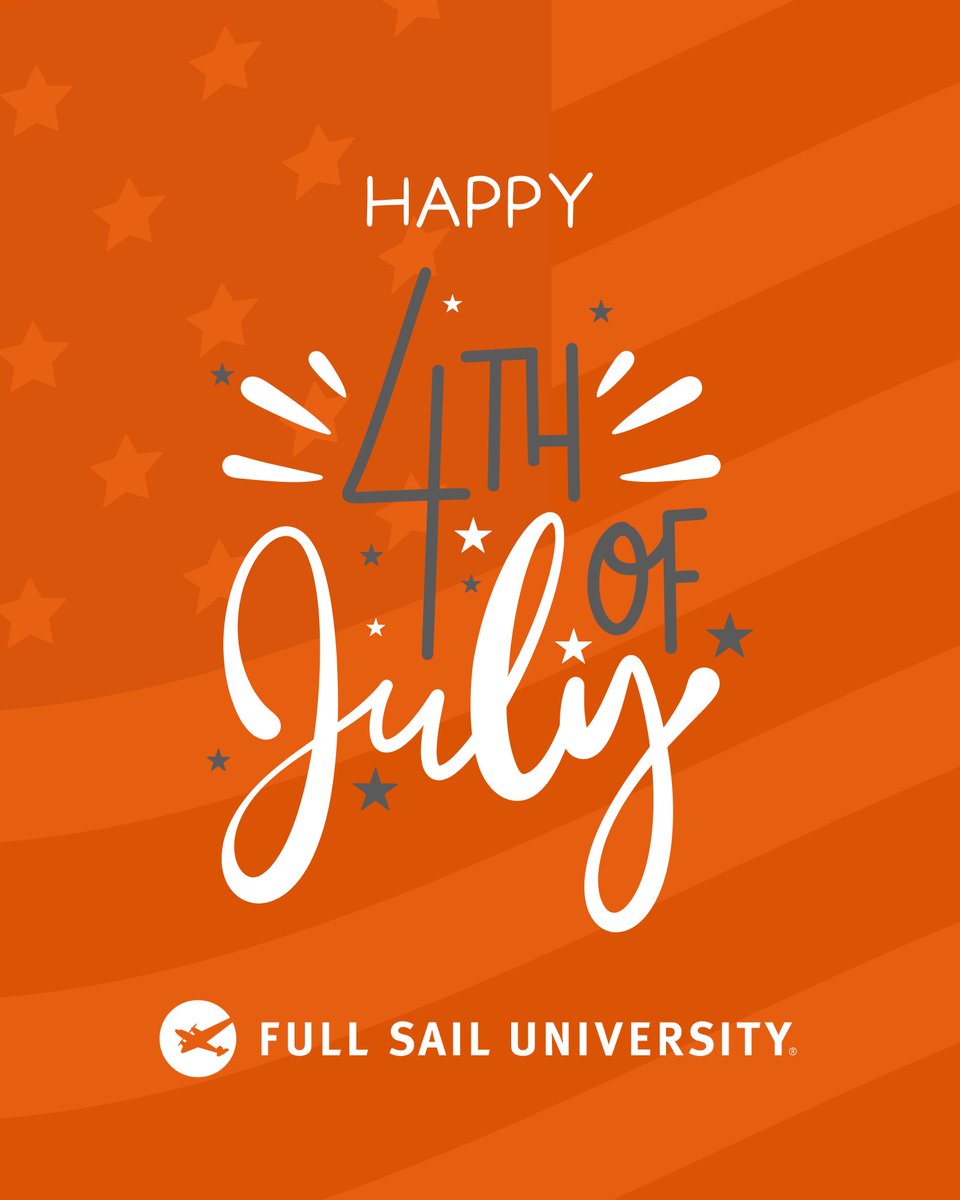 FullSail's tweet photo. Have a happy 4th of July, Full Sailors! https://t.co/p3gHIsoZ4a