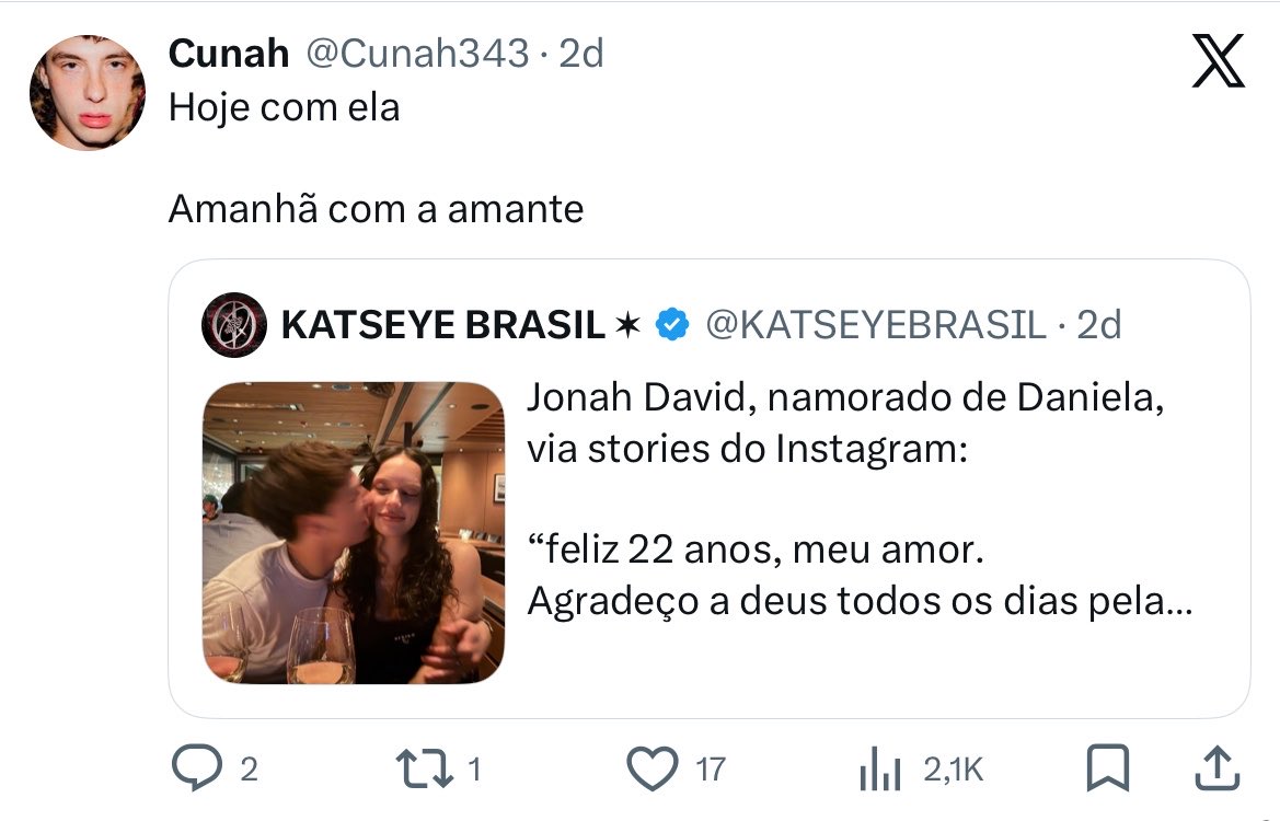 av4nzinis's tweet photo. “nn foi citada em momento algum” nn né vc só vai no post dos outros falar dela e do qnt ela ta associada a ele. no fim do dia esses “fãs” q vc diz que ele tem são 10 contas no max q acham ele bonitinho (nenhuma passa de 100 seguidores direito kkkk) https://t.co/XJaAdtpqtl