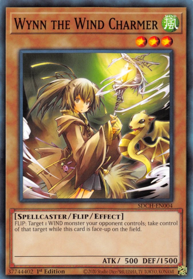 PicoChap's tweet photo. @MBTYuGiOh It's got to be the charmers. The new alt arts are all the same: Anime girl with elemental assets, all on the same background. The older cards have that iconic 2000s style, and even the first alt arts are them having fun and show some more personality. Here's Wynn for comparison https://t.co/l55c2gxH8T