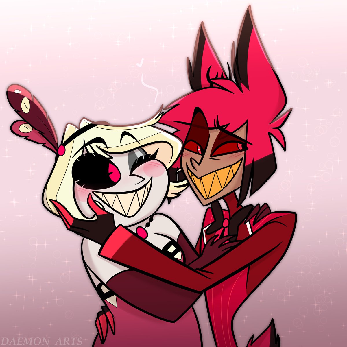 Daemon_arts's tweet photo. Lil gift for @CallicoBadger 💖

#Almimzy #hazbinhotel https://t.co/6YrV8YSStY