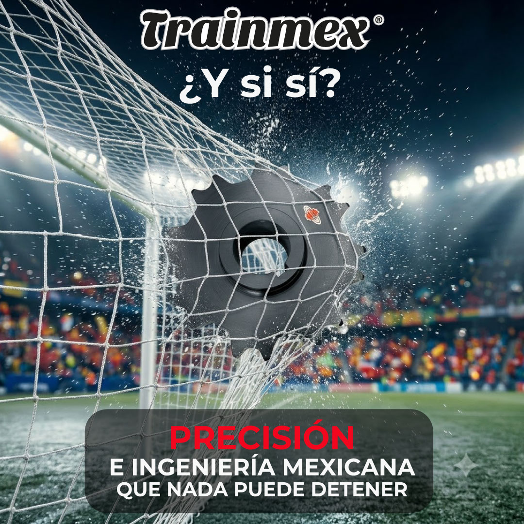 TrainmexMX's tweet photo. Precisión, fuerza y potencia exacta. Lo que la selección necesitará en la cancha este domingo, es lo que en Trainmex fabricamos para la industria todos los días. ⚙️⚡
¿Y si sí ganamos el domingo? ¿Y si sí demostramos de qué está hecha la ingeniería mexicana? 🇲🇽

#Trainmex #ysisi https://t.co/cToWRKPJu1