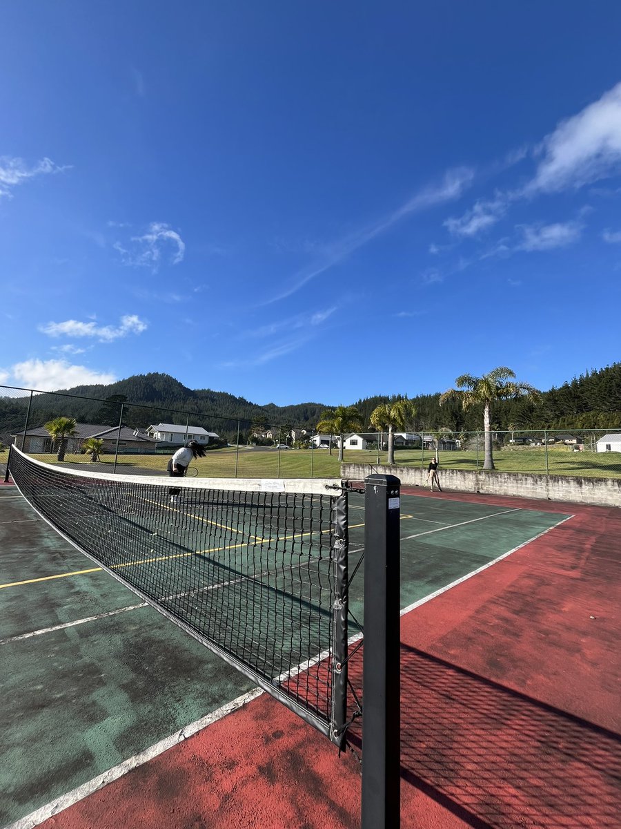 altaireys's tweet photo. Dear past me. You did it. 

You’re going abroad for study.

Sincerely, Future you whose reading this  while watching ur future friends playing tennis in our winter trip https://t.co/JXeZy5JVpW