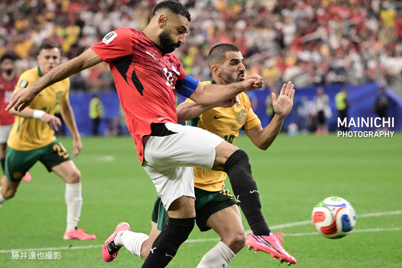 サッカー・ワールドカップ（W杯）北中米3カ国大会。エジプトがPK戦を制