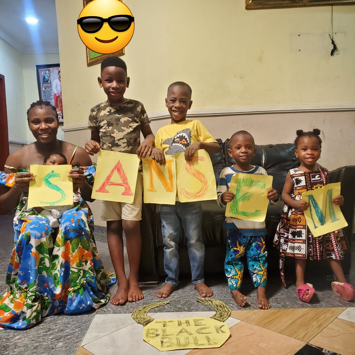pecucuonsol's tweet photo. @blknoiz06 

BEAR MARKET SHIFT. THE BLACK BULL IS HERE.

This wasn't the easiest thing to pull off. Getting five kids together, keeping them focused, convincing them to hold letters, smile at the same time, and stay in one place 😅 It was a beautiful chaos.
The funniest part? https://t.co/ZlKGo9nxG5